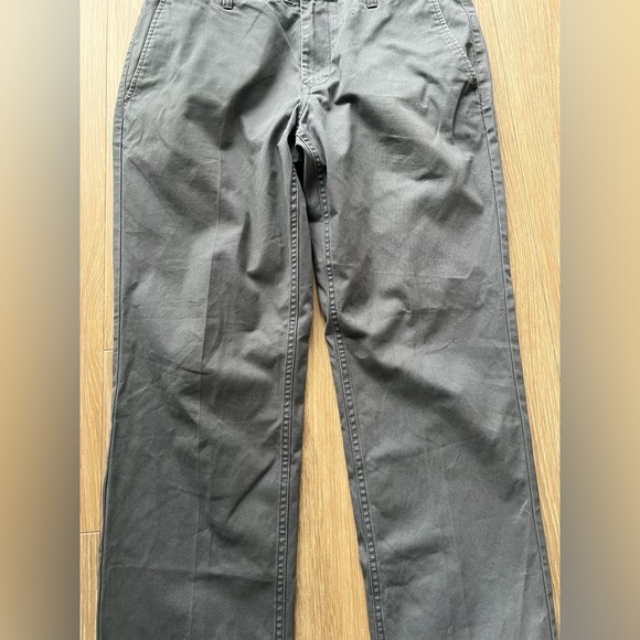 Bonobos Pants Mens 33 X 30 Gray Slim Fit Chino Flat Front Casual - Picture 3 of 6